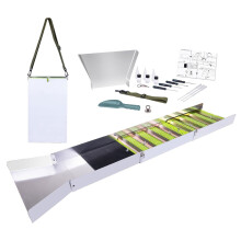 Portable Goldwasch-Box 50in Aluminium, faltbar
