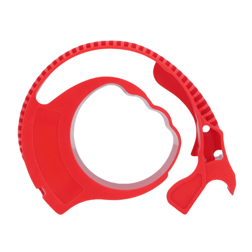 Abdeckband-Spender 25mm, rundes Griff, rot, tragbar