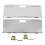Wheel Alignment Tools Heavy Duty Stainless Steel Toe Plates 1
