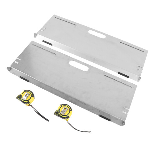 Wheel Alignment Tools Heavy Duty Stainless Steel Toe Plates 1