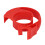 Abdeckband-Spender 25mm, rundes Griff, rot, tragbar 4