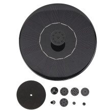 Solar Water Pump Brushless DC Black Double Filter
