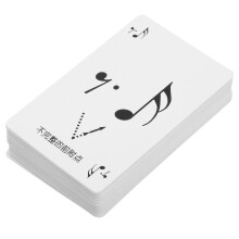 Anfänger Musik Rhythmus Pokerspiel Karten Notation Lernkarten