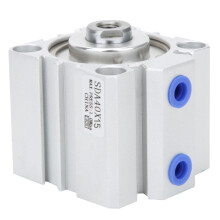 (SDA40X15) SDA40 Thin Air Cylinder Aluminum Double Action Pneumatic 10/15/20mm