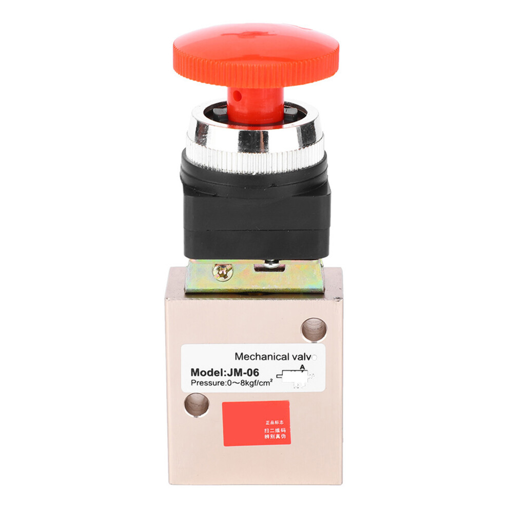 Jm-06 Pneumatic Valve Pt 1/4In 2-Pos 3-Way Self Locking 610830927813