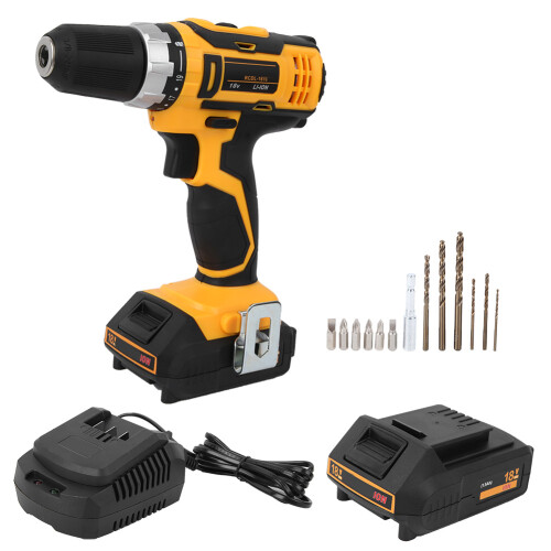 18V Lithium Electric Drill Rechargeable Hand Power Tool 1