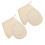 2Stk. Dusch Peeling Luffa Badehandschuhe (Beige) 1