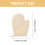 2Stk. Dusch Peeling Luffa Badehandschuhe (Beige) 3