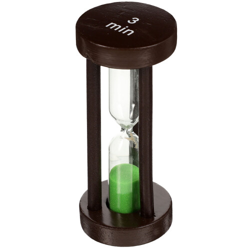Multi-Use 3 Minute Sand Timer for Kids Quiet Timing and Play