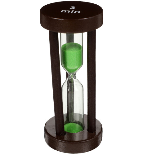 Multi-Use 3 Minute Sand Timer for Kids Quiet Timing and Play 2