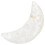 White Moon-Shaped Stone Natural Stone Decorative Ornament 1