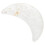 White Moon-Shaped Stone Natural Stone Decorative Ornament 6