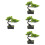 4 Unidades De Bonsai De Artificial Decoração 8