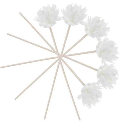 18 Peças De Aromas Varetas Com Flores Substituíveis 1