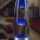 De Metal Com Base Azul, Lâmpada 25 W Plug EUA 11