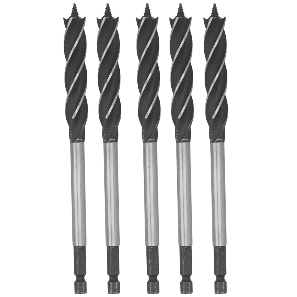 5Pcs Woodworking Drill Bit Metal Hole Saw Auger Bit 13Mm 610830901813