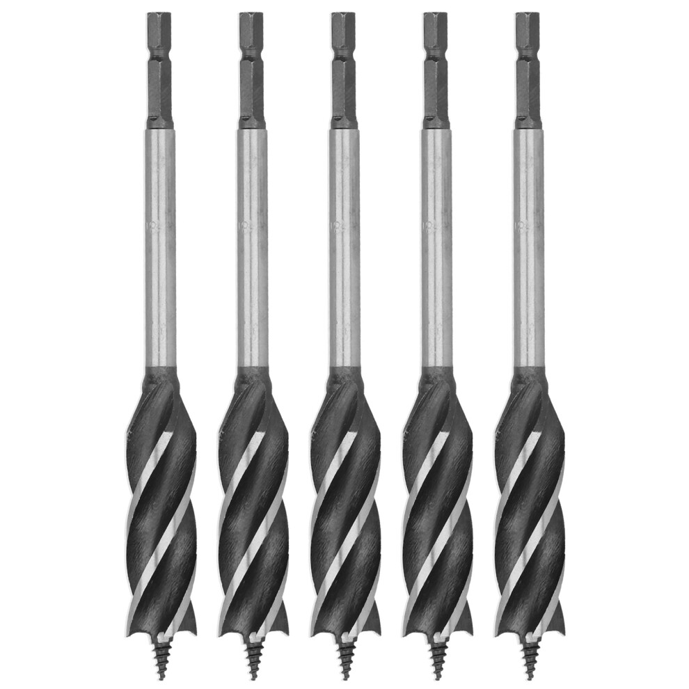 5Pcs 4-Slot 4-Flute Hex Shank Hole Saw 18Mm Metal Woodworking Bits 610830901882
