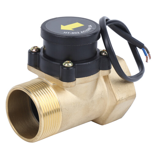 Wasserpumpen-Durchflusssensor Messing HT-802 220V 1