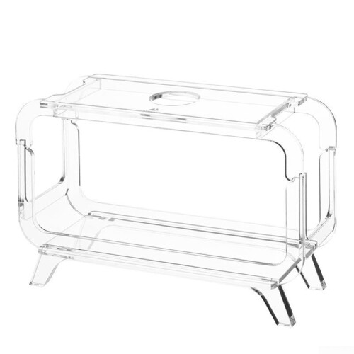 Acrylic Speaker Stand For Marshall Middleton, Clear Material, Sturdy Construction, Marshall Middleton Compatibility