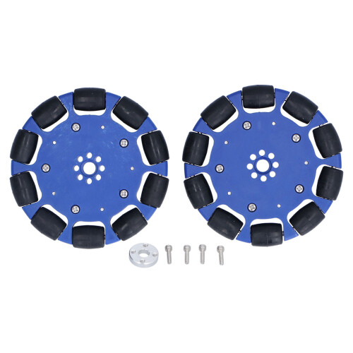 100mm Neopren-Rad, 8mm Loch