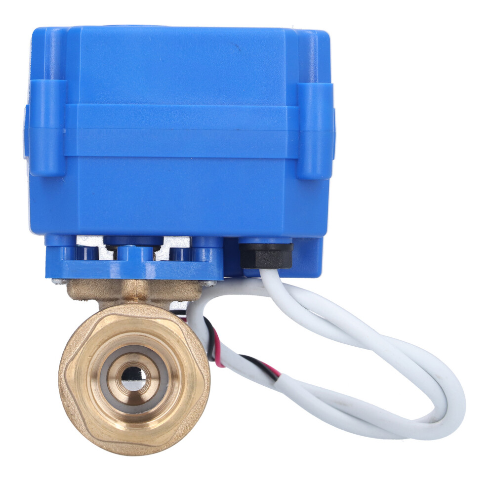 Electric Ball Valve Bsp Brass Motorized Switch Mini Dn15 1/2In Dc12v 610830875473