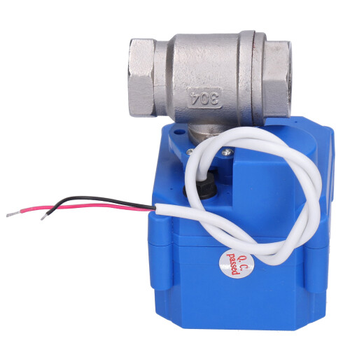 Mini-Elektroventil 1/2" Edelstahl BSP DC12V 2