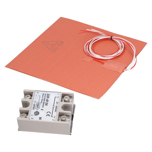Silikon-Heizpad 450W 250x250mm für VORON 3D-Drucker 2