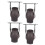 4x Industrielle TPR-Rad Lautlos Braun 5