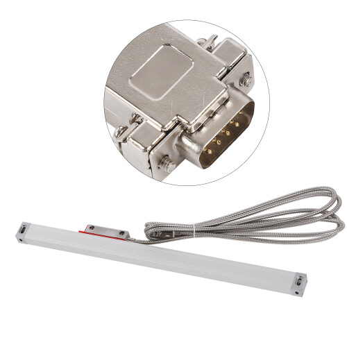 (800) Lathe Linear Scale TTL 1μm High Accuracy Encoder DC5V DB9 250 1