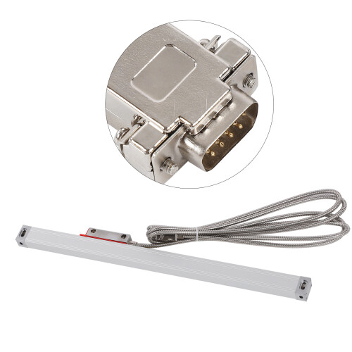 (300) Lathe Linear Scale TTL 1μm High Accuracy Encoder DC5V DB9 250 1