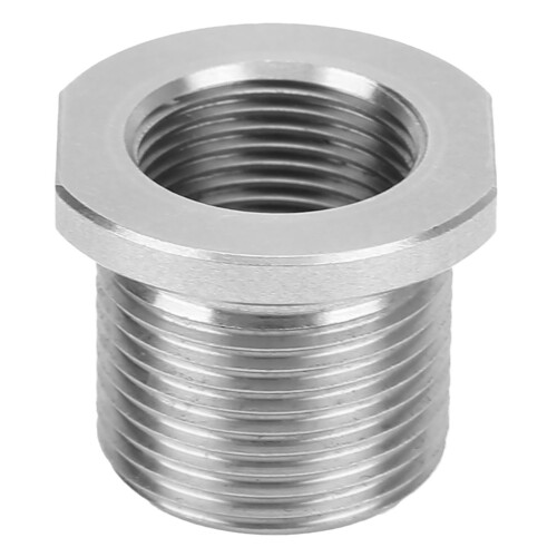Kraftstofffilter-Adapter Edelstahl 1/2-28 auf 5/8-24 2