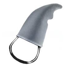 Shark Fin Halloween Shark Costume Accessories Easy to Wear-Gray