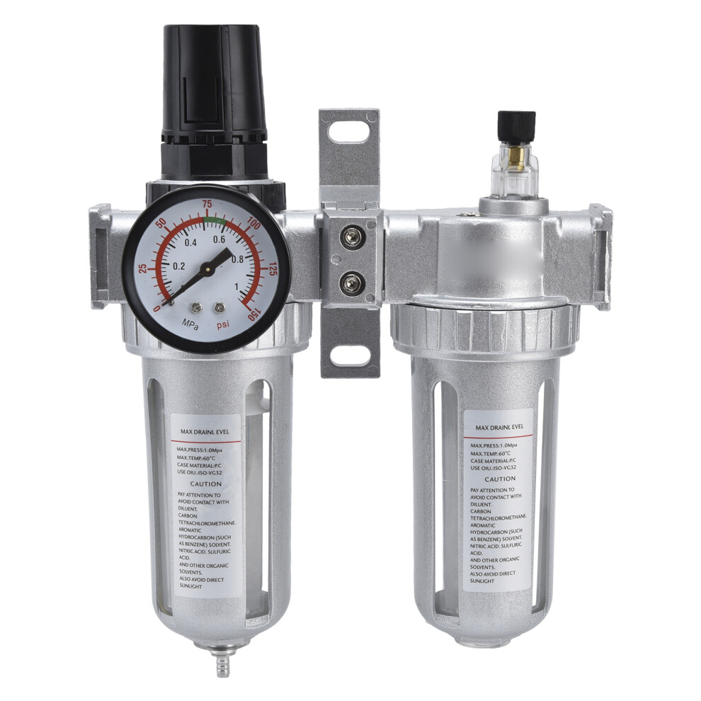 (Sfc400) Compressed Air Filter Regulator Combo Kit 2 Units Sfc400 610830854614