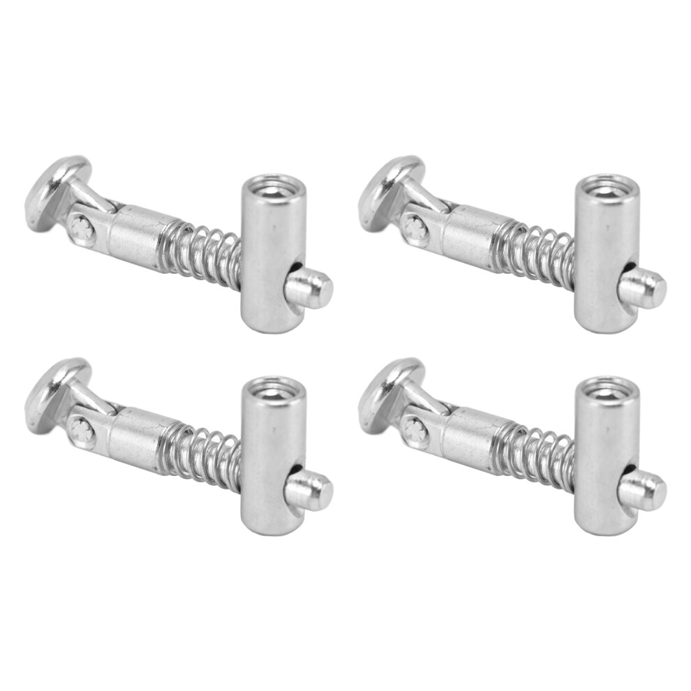 4Pcs Anchor Connector Carbon Steel Galvanized 4040 0/180 Degrees 610830860806
