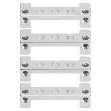 4Pcs Servo Mount Bracket Aluminum 90 Degree Support Holder for Robots