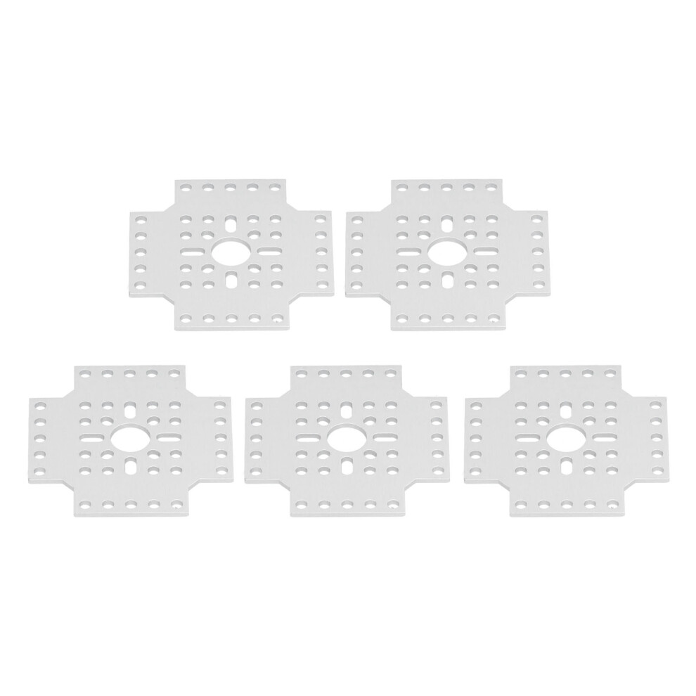 5Pcs Aluminum Alloy Hole Pattern Brackets Grid Plates For Robots 610830870218