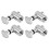 4Pcs Anchor Connector Carbon Steel Galvanized 3040 0/180 1