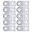 (3108-0001-0002) 10x Alu Bracket 3108 Semicircular Hole 2