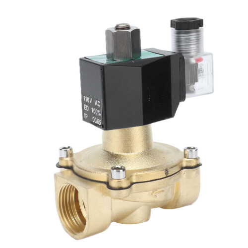 (AC110V) 2-Wege-Magnetventil Messing NC AC110V 1