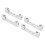 4x Servomontagehalter Aluminium 90 Doppelkopf 4