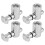 4x Ankerverbinder M2.5 90 EU-Standard Kohlenstoffstahl 2