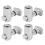 4x M1.6 Ankerverbinder 90 Kohlenstoffstahl Set 3