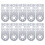 (3108-0001-0002) 10x Alu Bracket 3108 Semicircular Hole 4