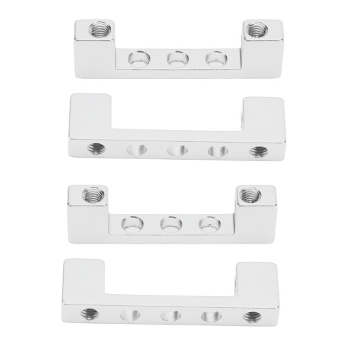 4x Servomontagehalter Aluminium 90 Doppelkopf 1