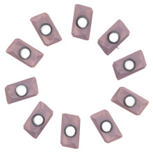 (APMT1604PDER‑M2) 10Pcs Carbide Turning Inserts CNC Milling Multi Coating APMT1604PDERM2