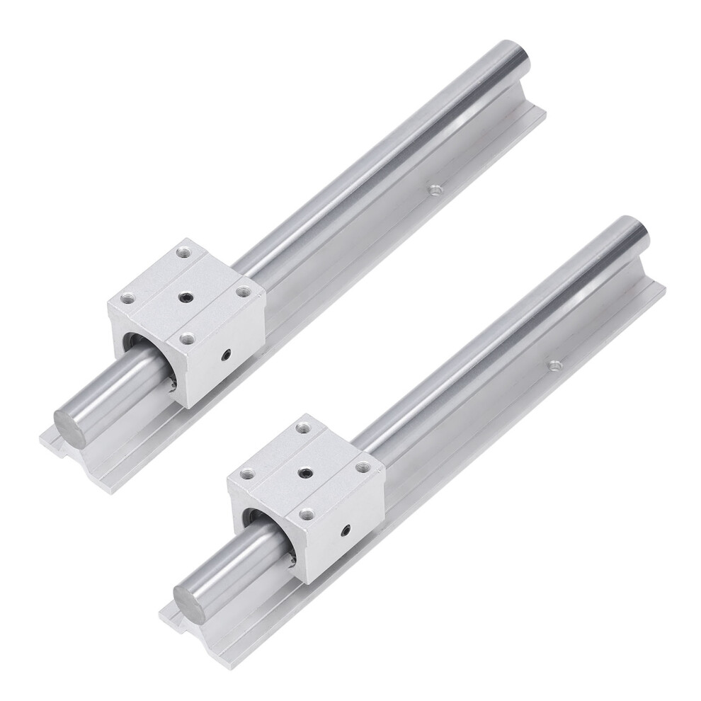 2Pcs Linear Rail Guide 300Mm Motion Shaft Cnc Parts With Slide Block 323163113937