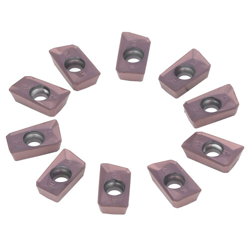 (APMT1604PDER‑M2) 10Pcs Carbide Turning Inserts CNC Milling Multi Coating APMT1604PDERM2 1