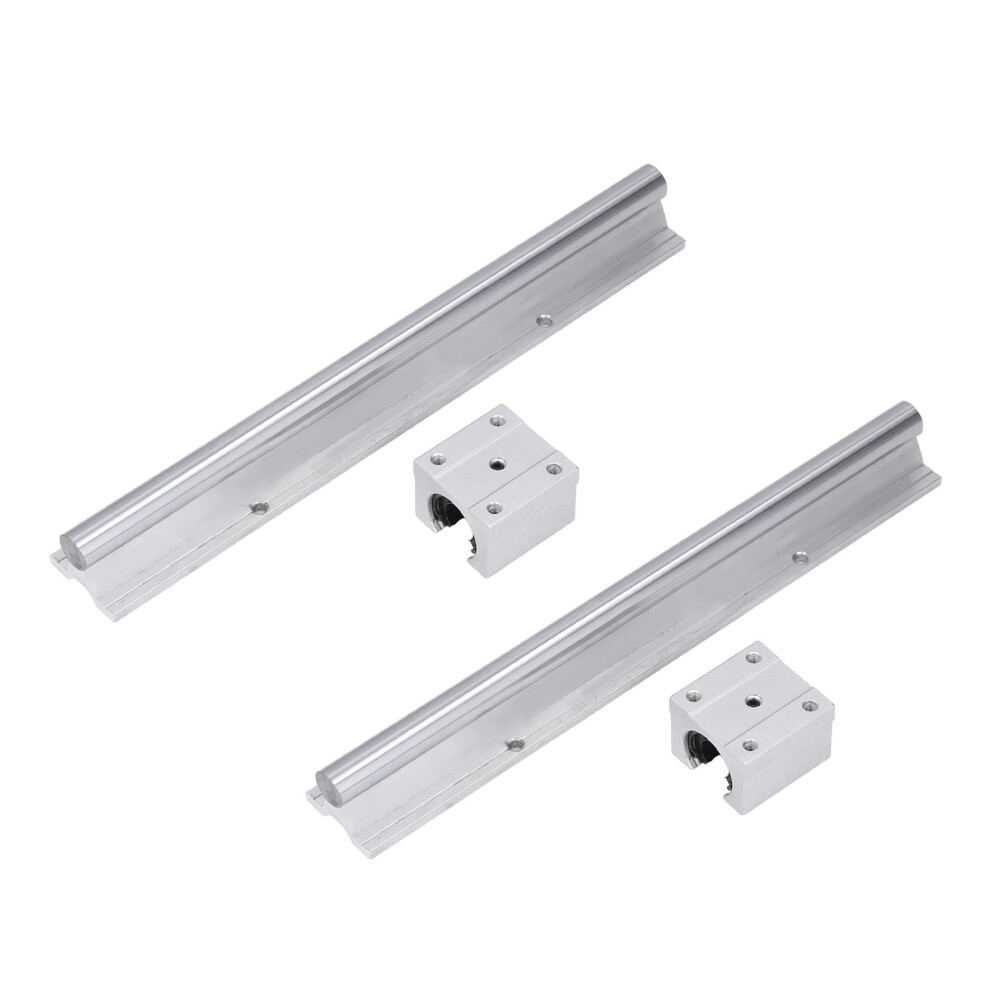 2Pcs Linear Rail Guide 300Mm Motion Shaft With Slide Block Sbr16 323163114262