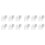 (25mm ID) 12Pcs 90 Degree PVC Elbow Fitting 25mm ID 1