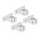 4Pcs Aluminum Guide Bracket 10mm Shaft SK10 2